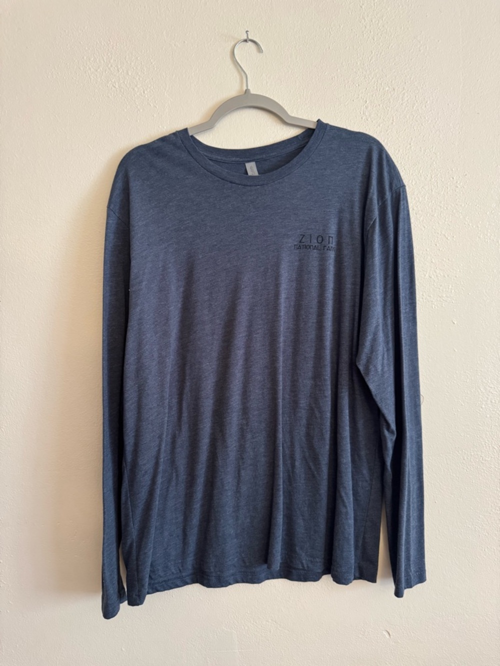 Zion National Park - Men's Long Sleeve Tee - Navy
